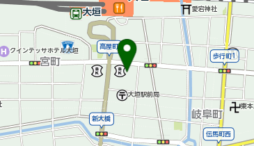 美容プラージュ 大垣店の地図画像