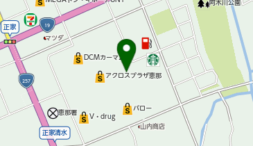 美容プラージュ アクロスプラザ恵那店の地図画像