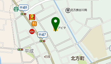 美容プラージュ アピタ北方店の地図画像