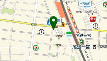 美容プラージュ 一宮駅西店の地図画像