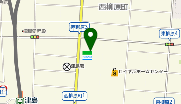 美容プラージュ アクロスプラザ津島店の地図画像