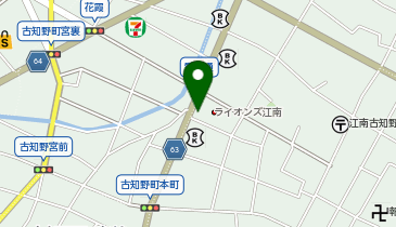 美容プラージュ 江南店の地図画像