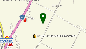 美容プラージュ 多気クリスタルタウン店の地図画像