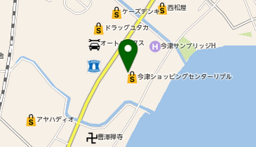 美容プラージュ 今津店の地図画像