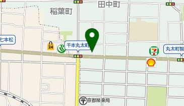 美容プラージュ 千本丸太町店の地図画像