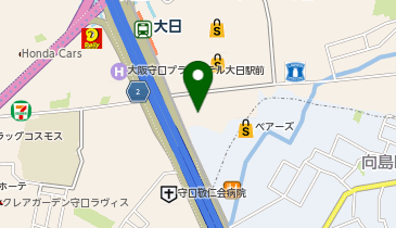 美容プラージュ 大日店の地図画像