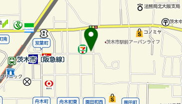 美容プラージュ 茨木店の地図画像