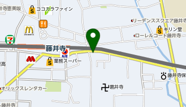 美容プラージュ 藤井寺店の地図画像