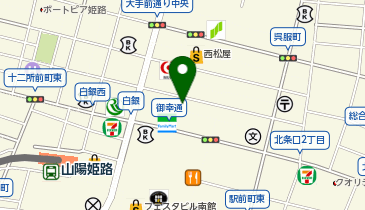 美容プラージュ みゆき通り店の地図画像