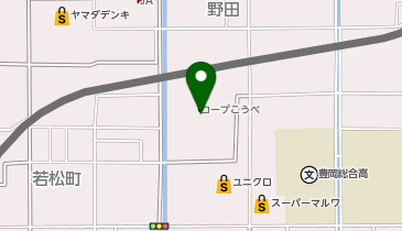 美容プラージュ コープデイズ豊岡店の地図画像