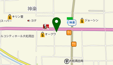 美容プラージュ 神楽店の地図画像