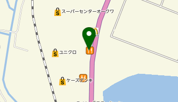 美容プラージュ 新宮オークワ店の地図画像