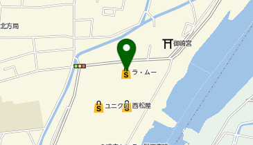 美容プラージュ ラ・ムー岡山中央店の地図画像