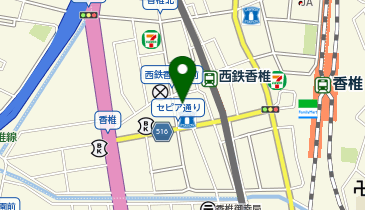 美容プラージュ 香椎店の地図画像