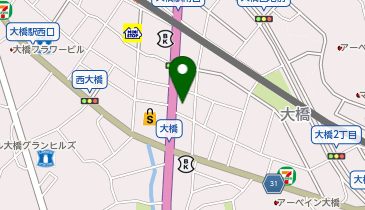 美容プラージュ 大橋店の地図画像