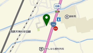 美容プラージュ 田隈店の地図画像