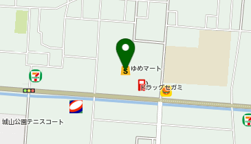 美容プラージュ ゆめマート城山店の地図画像