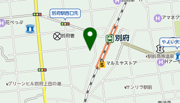 美容プラージュ 別府店の地図画像