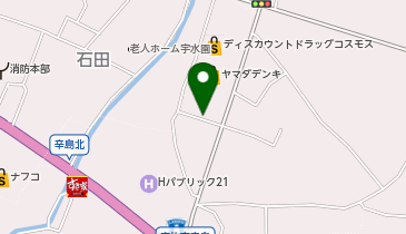 美容プラージュ 宇佐店の地図画像