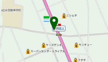 美容プラージュ 出水店の地図画像