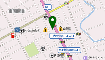 美容プラージュ 川内店の地図画像