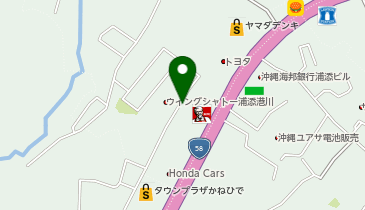 美容プラージュ 浦添店の地図画像