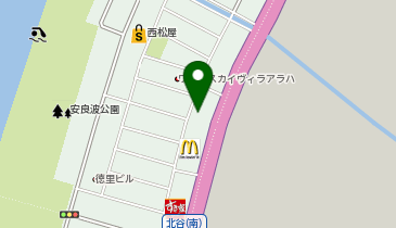 美容プラージュ 北谷店の地図画像