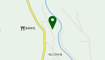 琴川キャンプ場の地図画像