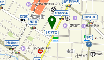 MEN'S(メンズ) TBC 金沢ヴィサージュ店の地図画像