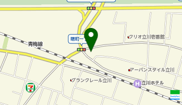 華雅苑 立川店の地図画像