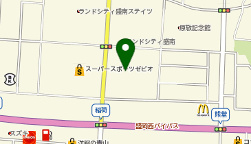 ガシャポンバンダイオフィシャルショップ MORIOKA TSUTAYA店の地図画像
