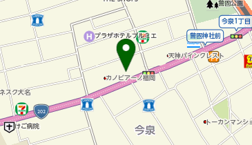 東京油組総本店 天神組の地図画像
