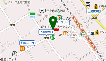 就労移行支援事業所 てんとうむし上尾駅前の地図画像