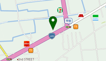 ミスター・バーク 倉敷平田店の地図画像