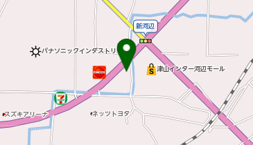 ミスター・バーク 津山河辺店の地図画像