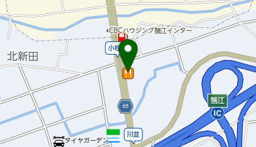 一条蕎麦 蟹江インター店の地図画像