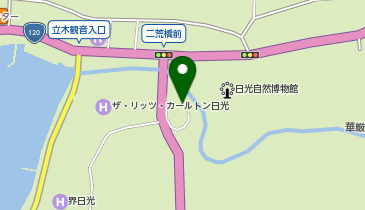 中禅寺ダム管理所の地図画像