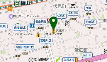 ポンポネットジュニア 天満屋福山店の地図画像