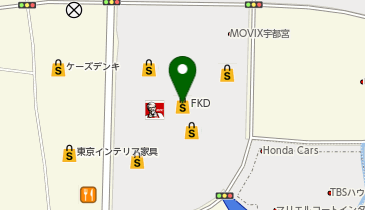 地鶏屋 FKDインターパーク店の地図画像