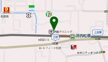 京都利休の生わらび餅 河内松原駅前店の地図画像