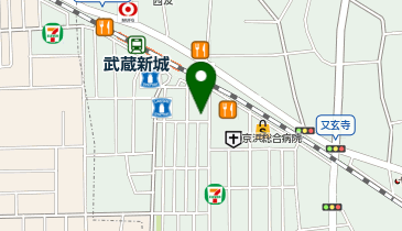 鶏屋だもん 武蔵新城店の地図画像