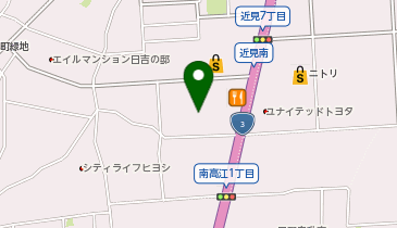 駿河屋 近見店の地図画像