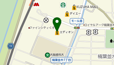 ひごペットフレンドリー くずはモール店の地図画像