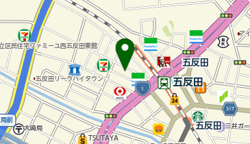 おにぎり屋 まるかね 五反田店の地図画像