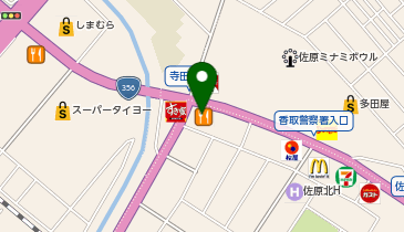 熟成焼肉いちばん 香取佐原店の地図画像