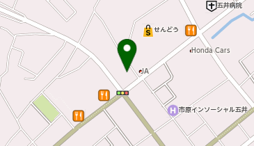 大衆食堂 てんぐ大ホール 市原五井店の地図画像