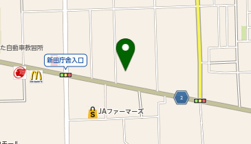 よいち餃子大王 新田店の地図画像