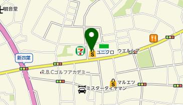 つるやゴルフ 板橋四葉店の地図画像