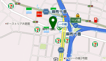 釜あげスパゲッティ すぱじろう 麻布十番の地図画像