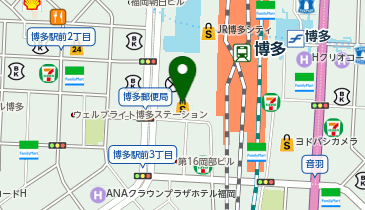 牛たん焼き仙台辺見 KITTE博多店の地図画像